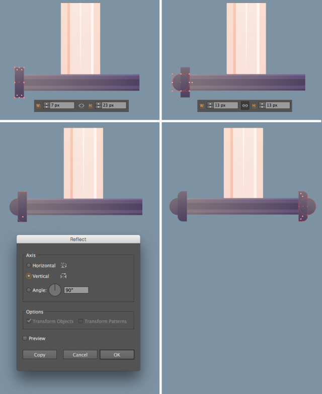 AdobeIllustrator如何设计游戏中的武器(9)