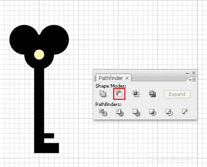 Illustrator图标教程：AI怎么设计钥匙(9)
