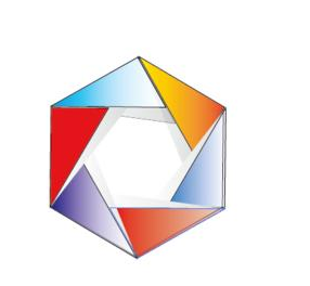 Illustrator绘制三角形组成的六边形