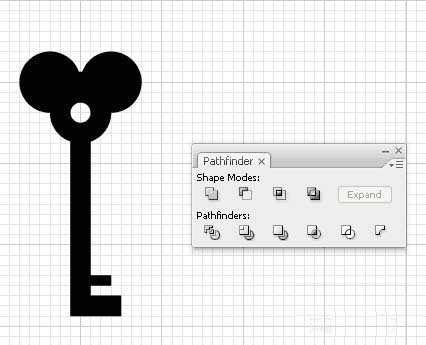 Illustrator图标教程：AI怎么设计钥匙(10)