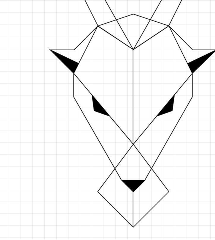 AI打造鹿型线条标志(9)