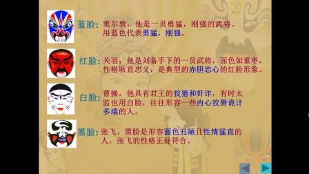 《《唱脸谱》》课堂教学实录-人音版（五线谱）（敬谱主编）初中音乐七年级下册