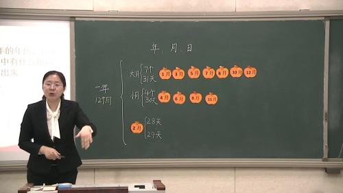 人教版数学三下《年、月、日》优质课视频实录-执教：高茗茗老师