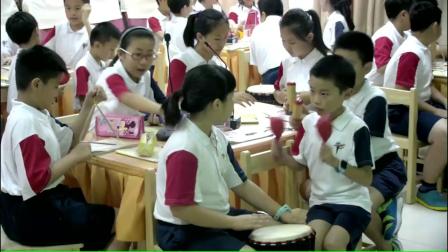 《歌曲《当太阳落山》》课堂教学视频-花城粤教版小学音乐五年级下册