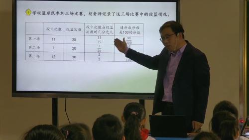 《认识百分数》六年级数学获奖教学视频-江苏省小数优质课观摩-执教胡老师