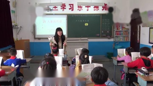 《大象的耳朵》部编版语文二年级下册课堂教学视频实录-执教老师-盖红双