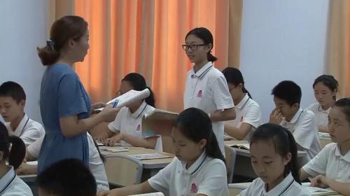 《一棵小桃树》部编版语文七年级下册课堂教学视频实录-执教老师-刘小琴