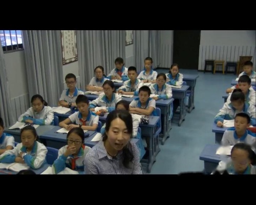 《紫藤萝瀑布》部编版语文七年级下册课堂教学视频实录-执教老师-张嘉琳