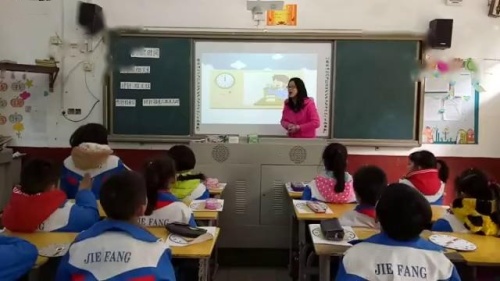 7《认识钟表》人教版数学一上课堂教学视频实录-李乙弘