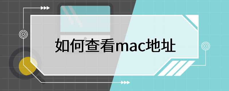 如何查看mac地址